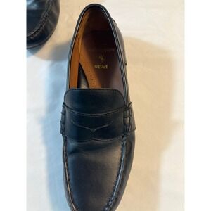 Polo Ralph Lauren Reynold Black Leather Loafers‎ Men's Slip On Driving Shoes
